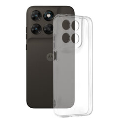 Husa Motorola Moto G77 Techsuit Clear Silicone, transparenta