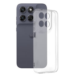 Husa Motorola Moto G67 Techsuit Clear Silicone, transparenta