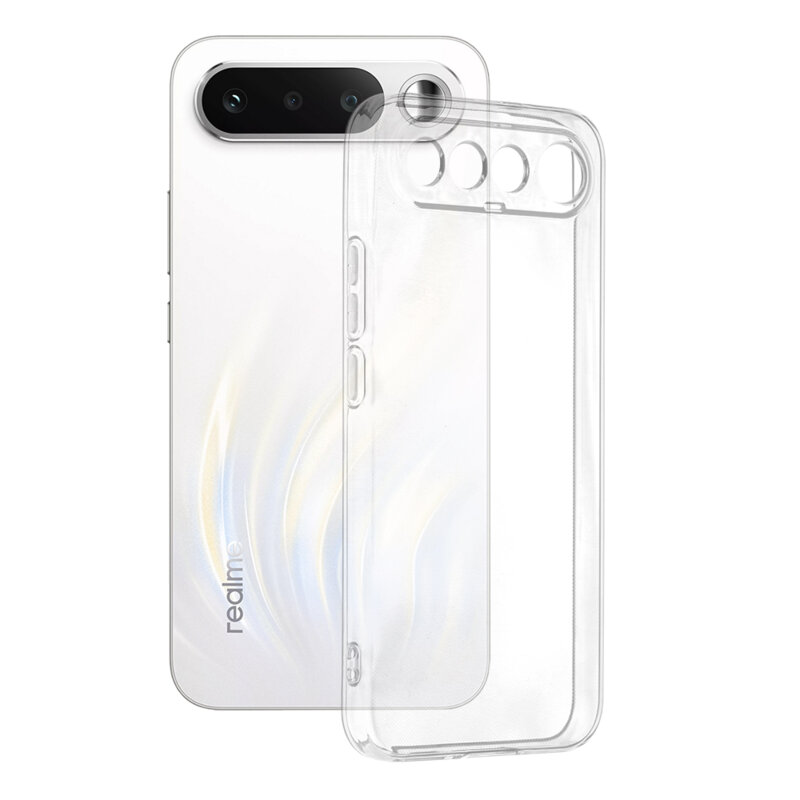 Husa Realme 16 5G Techsuit Clear Silicone, transparenta