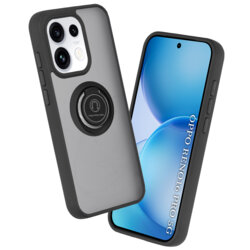 Husa Oppo Reno16 Pro Techsuit Glinth cu inel suport stand magnetic, negru