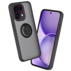 Husa Oppo Reno16 F Techsuit Glinth cu inel suport stand magnetic, negru