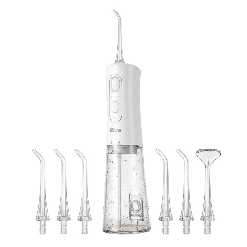 Irigator bucal cu 6 capete, 3 moduri Bitvae, alb, BVC2