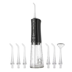Irigator bucal cu 6 capete, 3 moduri Bitvae, negru, BVC2