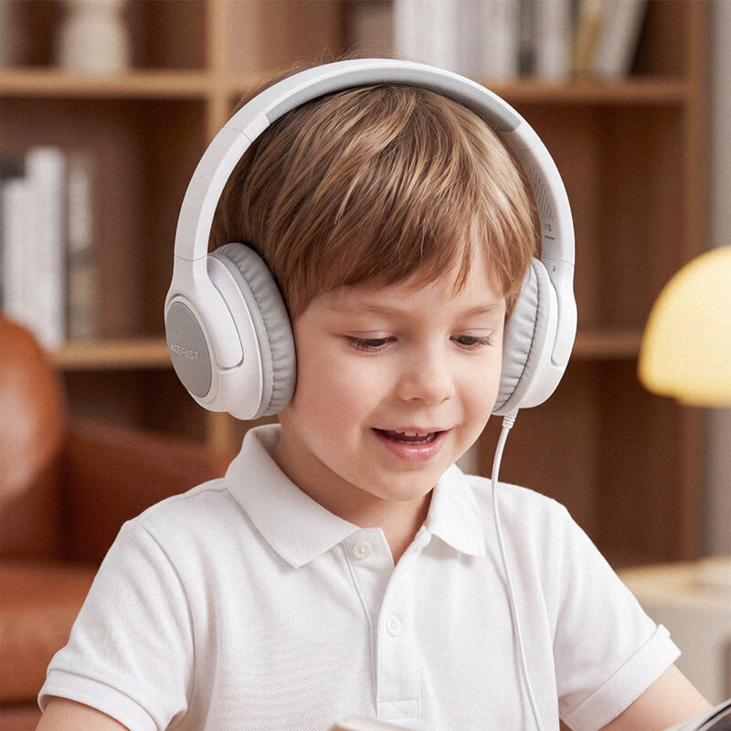 Casti cu fir Jack pentru copii, over-ear, waterproof Acefast H18