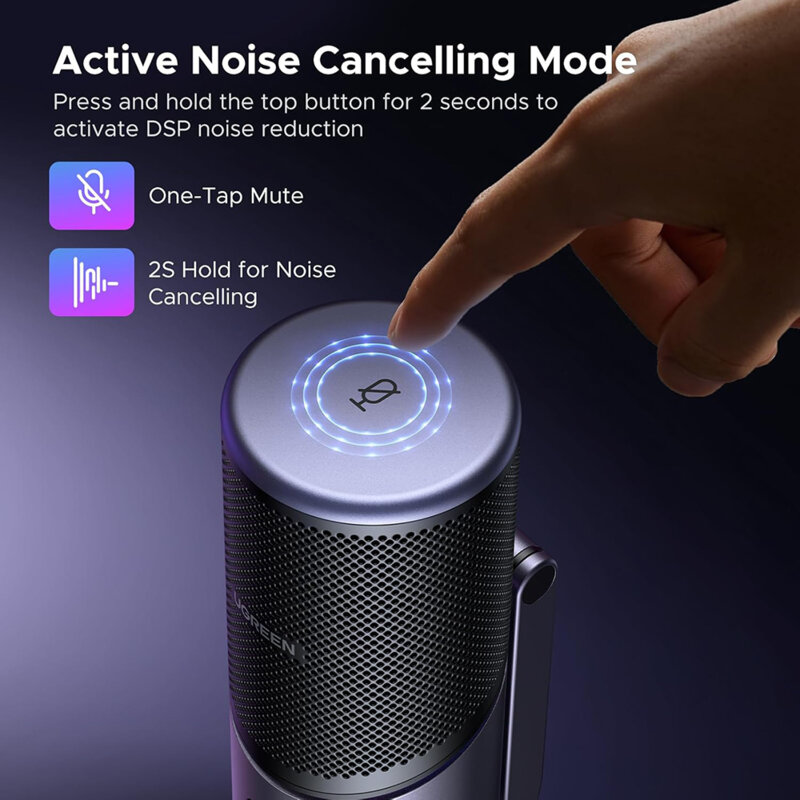 Microfon profesional Noise Reduction, setup birou Ugreen, 35629