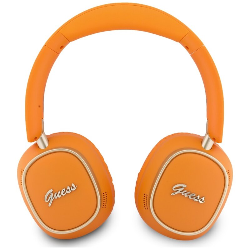 Casti Bluetooth Guess Rectangle Metal Script, oranj, GUBHV28HGCSMO