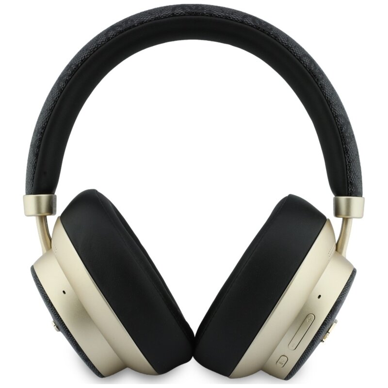 Casti Bluetooth Guess 4G Gold Script Metal, negru, GUBHP83P4CSCMK