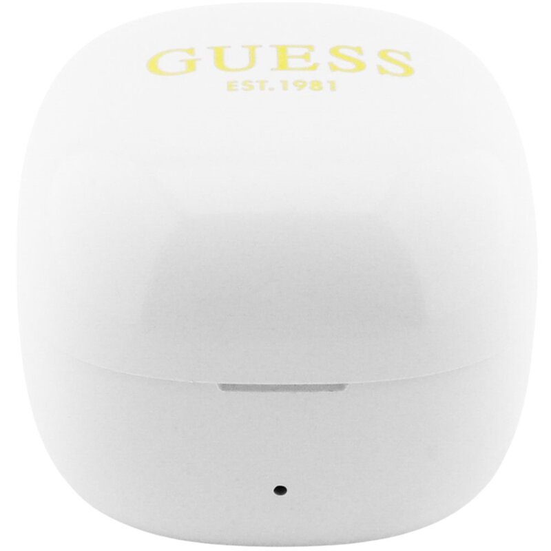 Casti sport Guess Mini Classic, alb, GUTWSW85LEEH