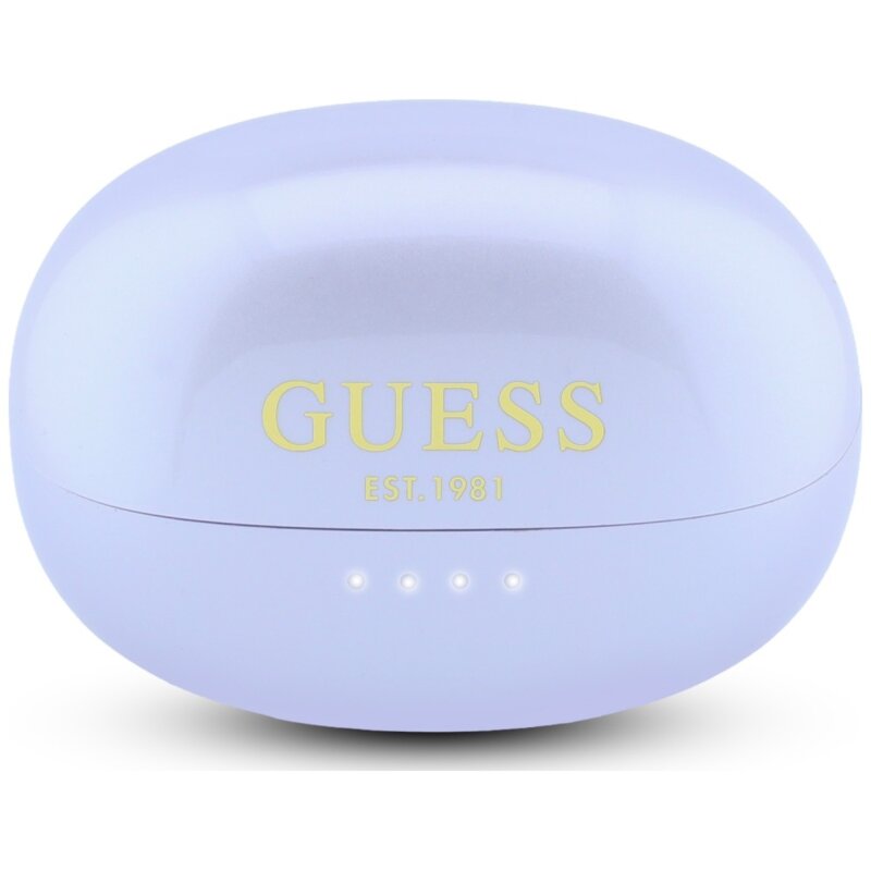 Casti wireless Bleuetooth 5.4, 300mAh Guess Metalic Finish, mov