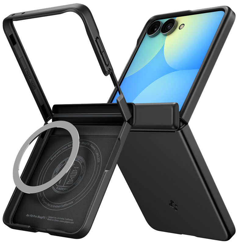Husa Samsung Galaxy Z Flip8 Spigen Air Fit Pro MagFit, negru