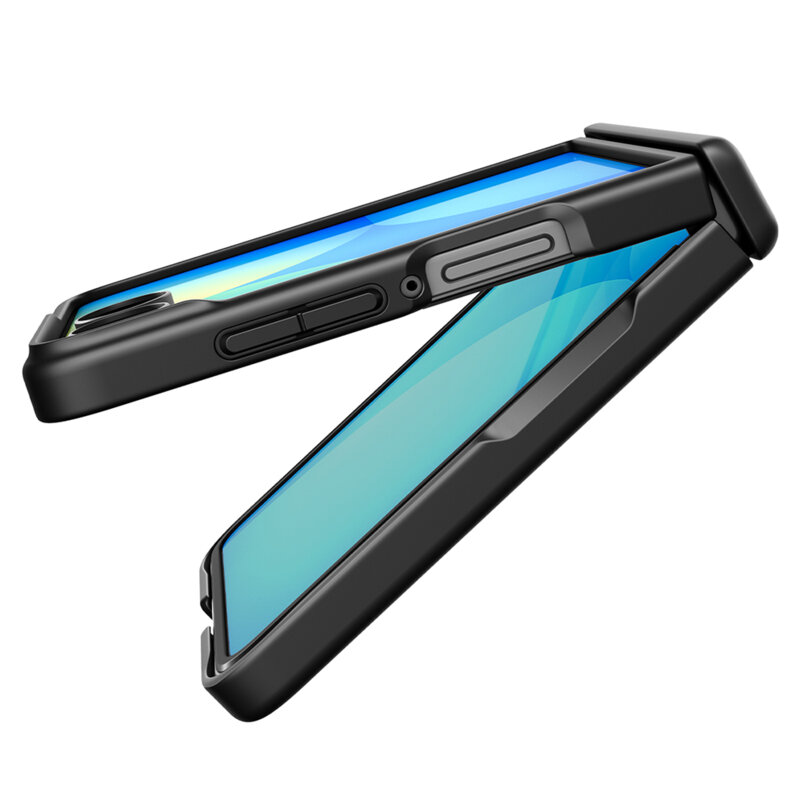 Husa Samsung Galaxy Z Flip8 Spigen Air Fit Pro MagFit, negru