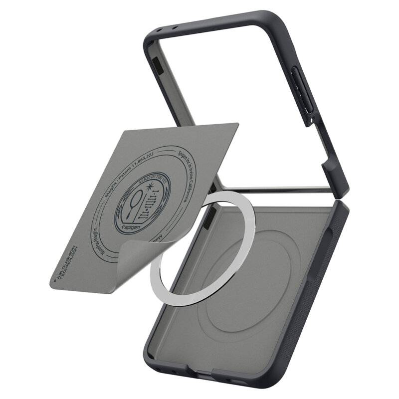 Husa Samsung Galaxy Z Flip8 Spigen Caseology Nano Pop MagSafe, negru