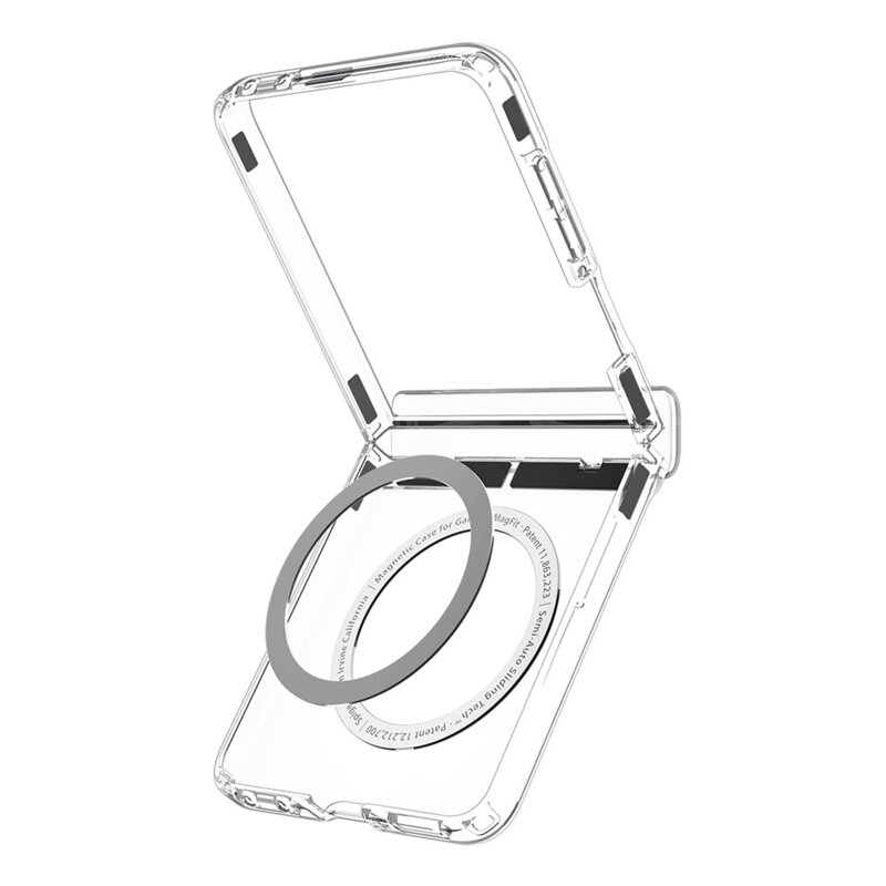 Husa Samsung Galaxy Z Flip8 Spigen Ultra Hybrid Pro MagSafe, transparenta
