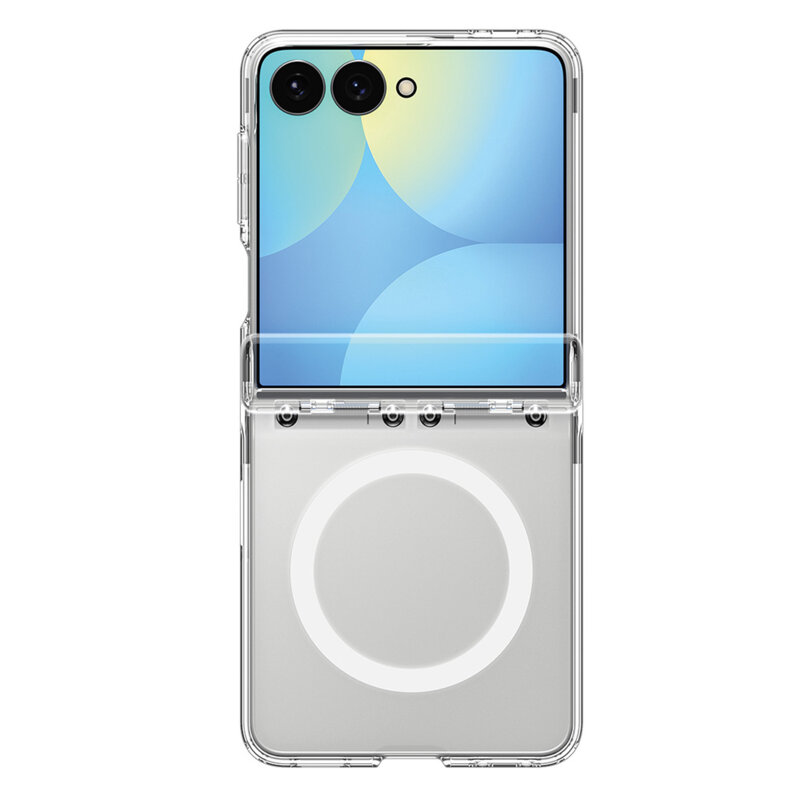 Husa Samsung Galaxy Z Flip8 Spigen Ultra Hybrid Pro MagSafe, transparenta
