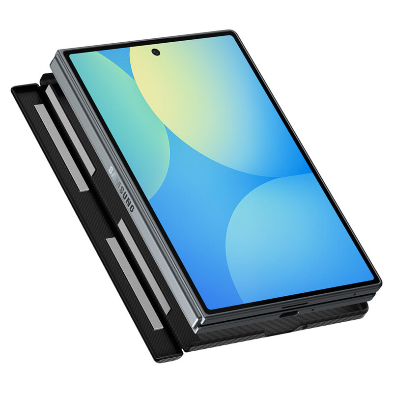 Husa Samsung Galaxy Z Fold8 Spigen Air Skin Aramid MagSafe, negru