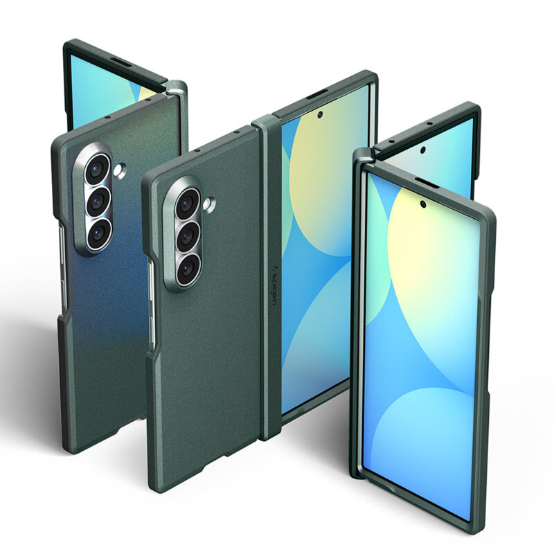 Husa Samsung Galaxy Z Fold8 Ultra Spigen Tough Armor Pro MagSafe, verde