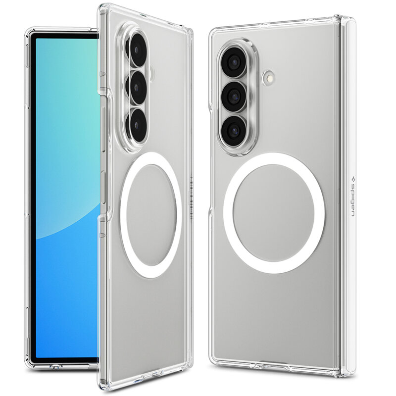 Husa Samsung Galaxy Z Fold8 Ultra Spigen Ultra Hybrid Pro MagSafe, transparenta
