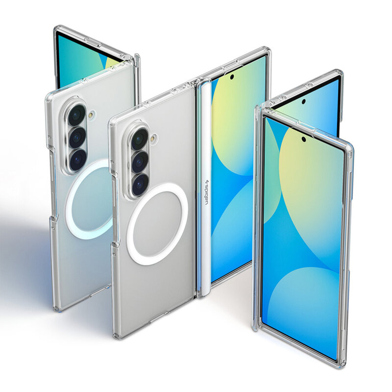 Husa Samsung Galaxy Z Fold8 Ultra Spigen Ultra Hybrid Pro MagSafe, transparenta