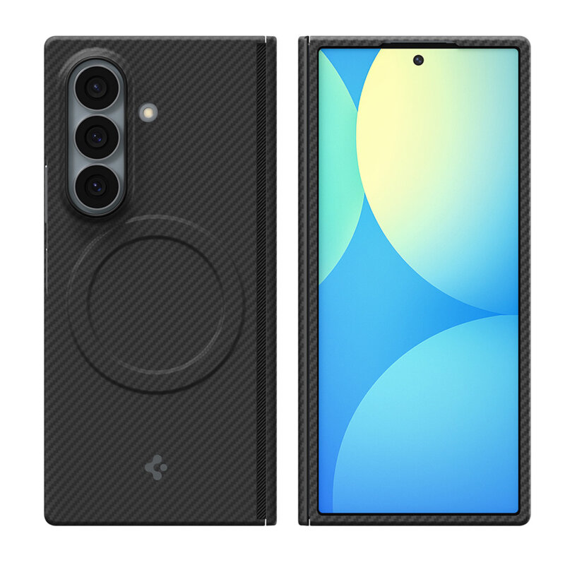 Husa Samsung Galaxy Z Fold8 Ultra Spigen Air Skin Aramid MagSafe, negru
