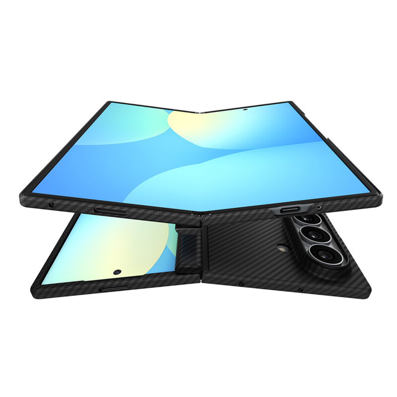 Husa Samsung Galaxy Z Fold8 Ultra Spigen Air Skin Aramid MagSafe, negru