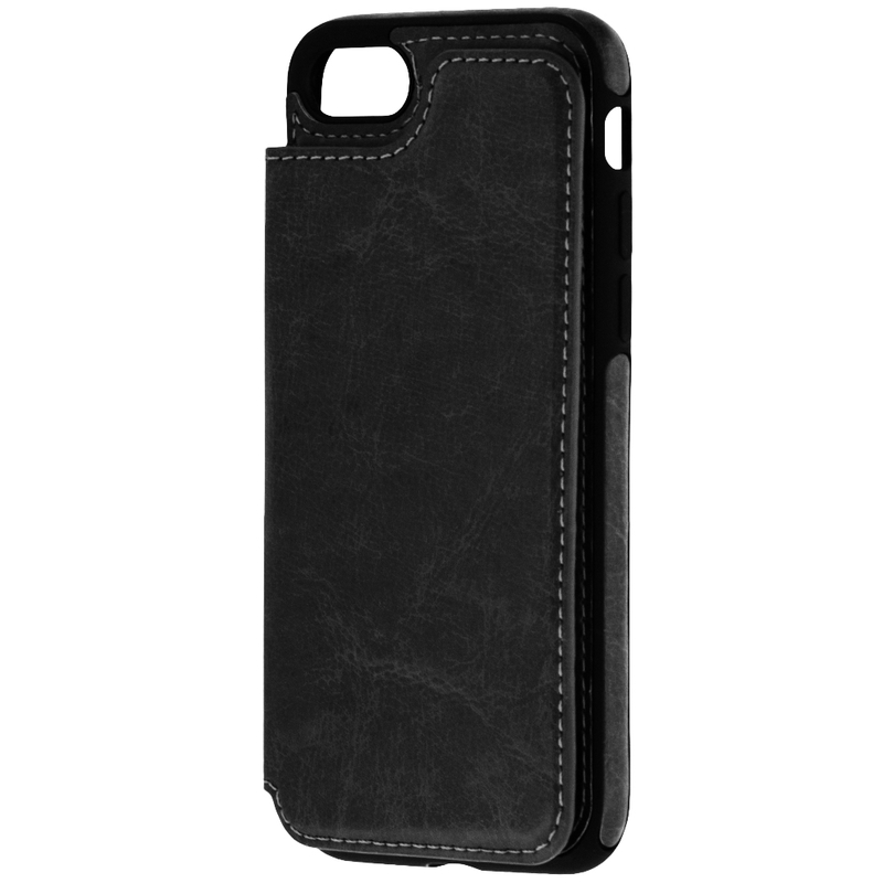 Bumper iPhone 7 Mobster Wallet - Negru