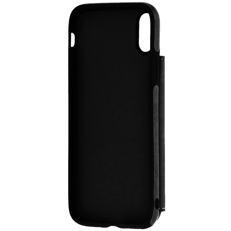 Bumper iPhone XS Mobster Wallet - Negru