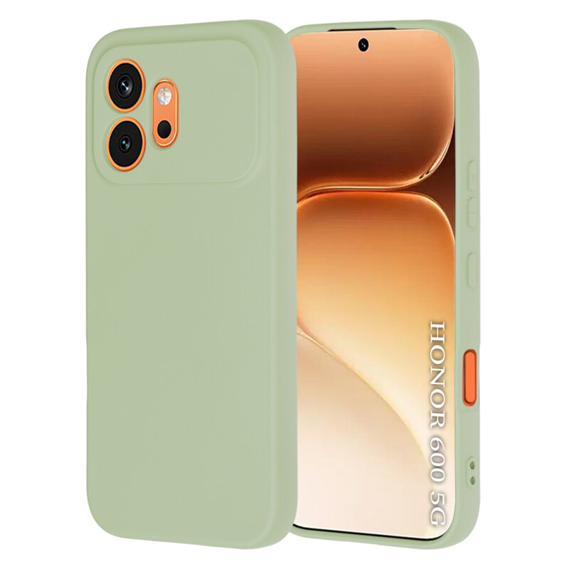 Husa silicon Honor 600 Techsuit SoftFlex, verde deschis