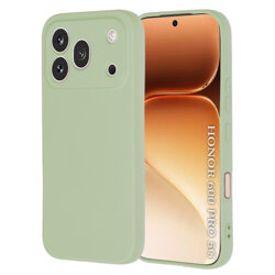 Husa silicon Honor 600 Pro Techsuit SoftFlex, verde deschis