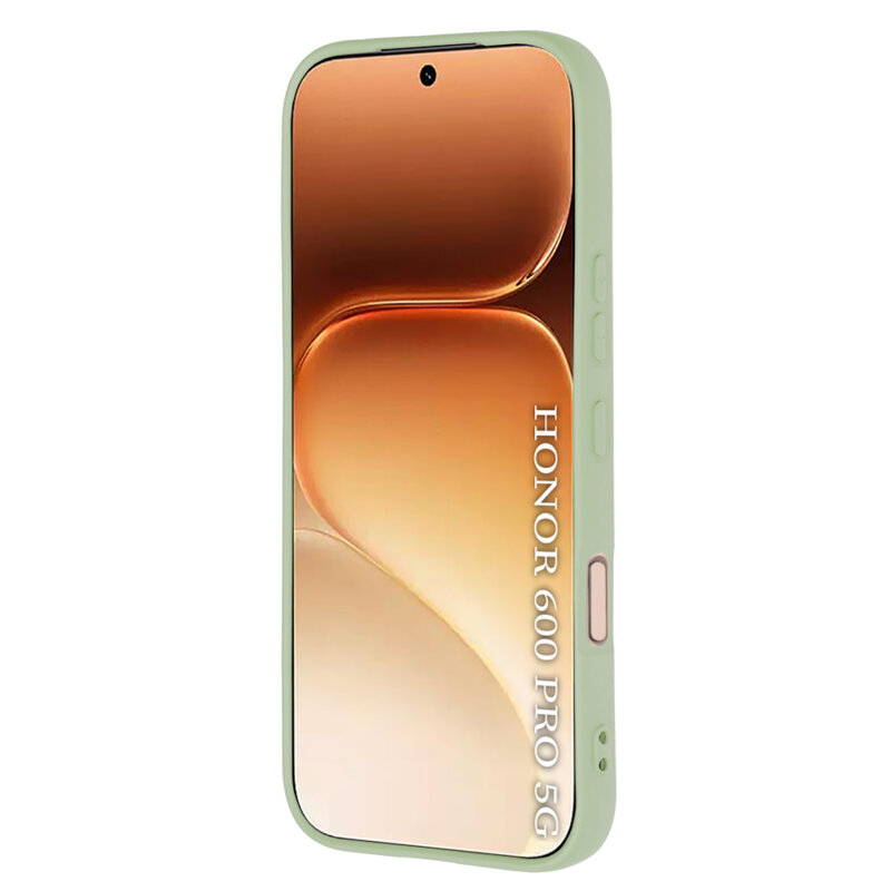 Husa silicon Honor 600 Pro Techsuit SoftFlex, verde deschis