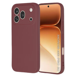 Husa silicon Honor 600 Pro Techsuit SoftFlex, bordo