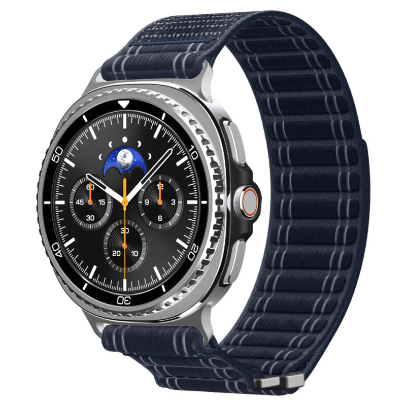 Curea Samsung Galaxy Watch9 44mm Spigen WBF0, bleumarin