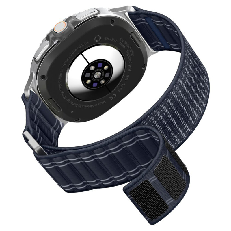 Curea Samsung Galaxy Watch9 44mm Spigen WBF0, bleumarin