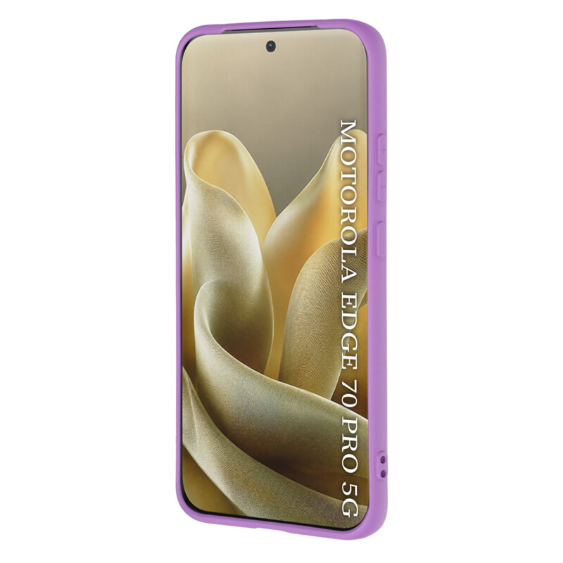 Husa silicon Motorola Edge 70 Pro Techsuit SoftFlex, mov