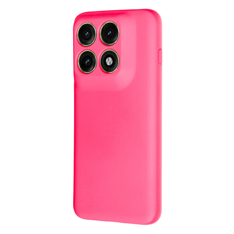 Husa silicon Motorola Edge 70 Pro Techsuit SoftFlex, fucsia