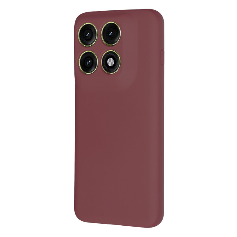Husa silicon Motorola Edge 70 Pro Techsuit SoftFlex, bordo