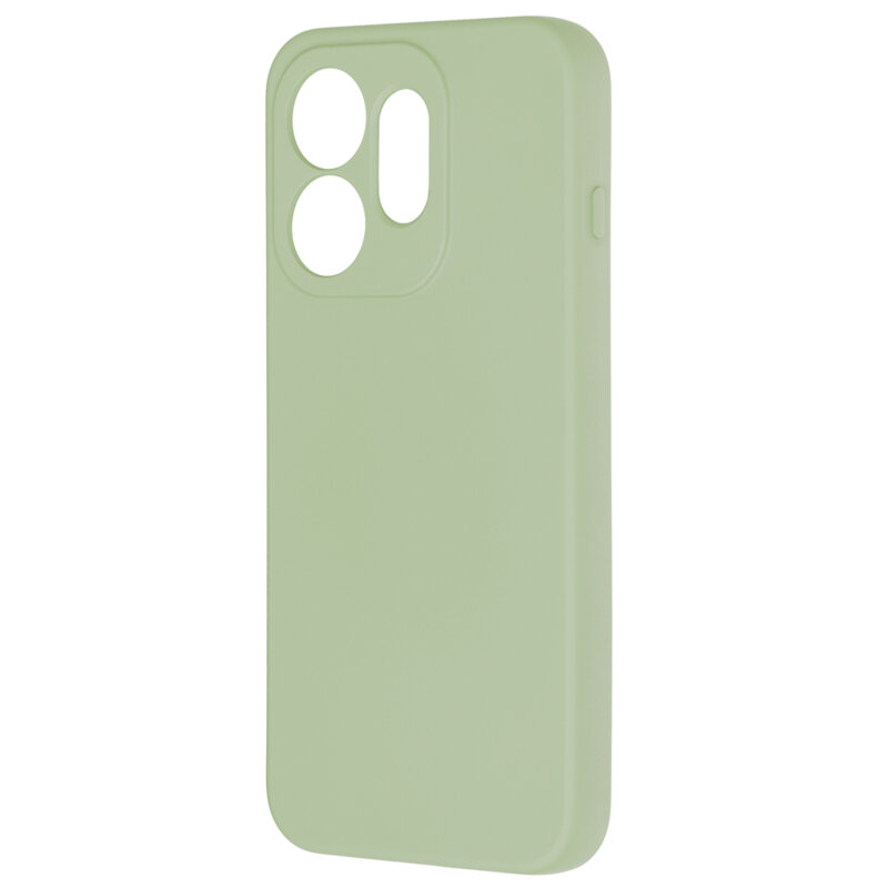 Husa silicon Oppo Reno16 Techsuit SoftFlex, verde deschis