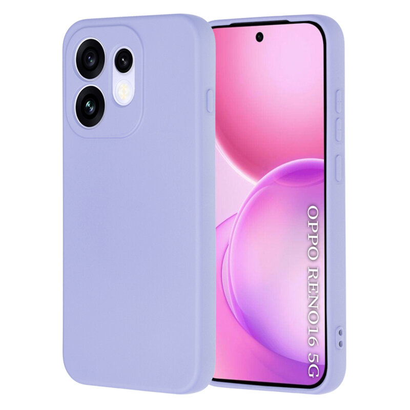 Husa silicon Oppo Reno16 Techsuit SoftFlex, violet