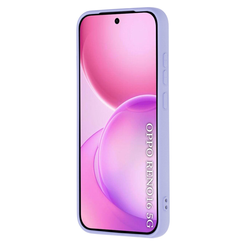 Husa silicon Oppo Reno16 Techsuit SoftFlex, violet