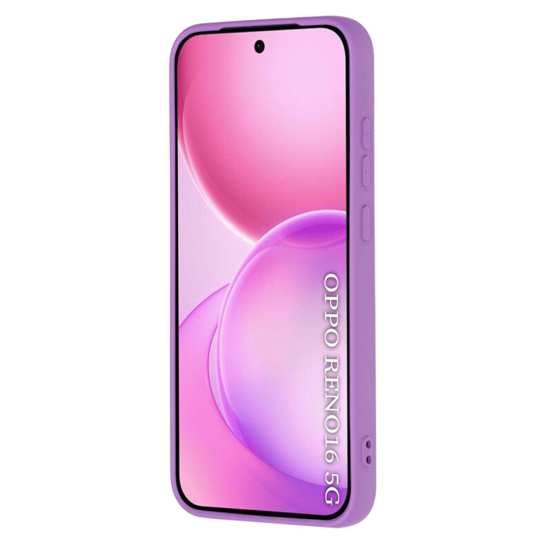 Husa silicon Oppo Reno16 Techsuit SoftFlex, mov