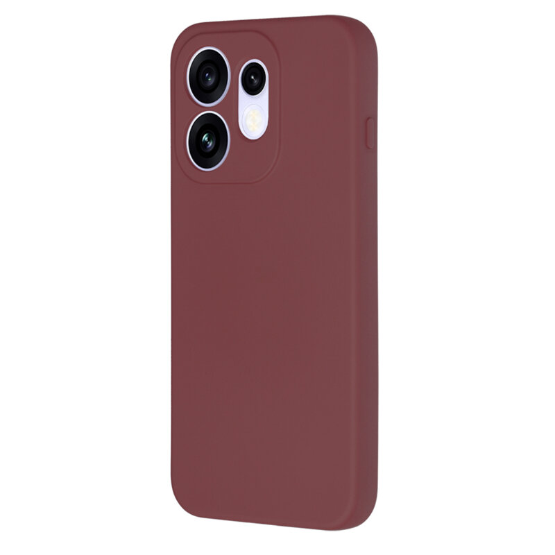 Husa silicon Oppo Reno16 Techsuit SoftFlex, bordo