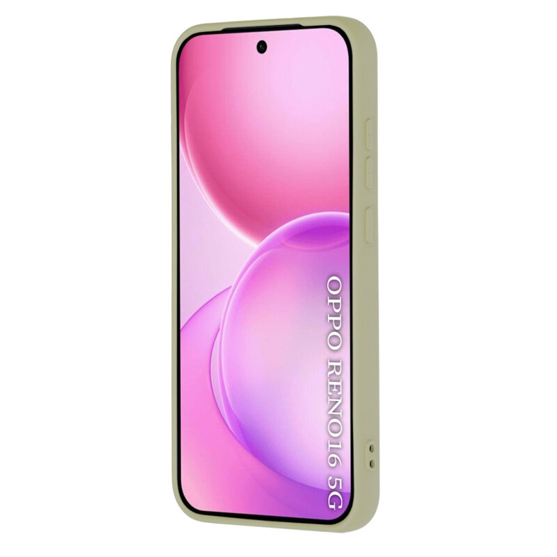 Husa silicon Oppo Reno16 Techsuit SoftFlex, verde