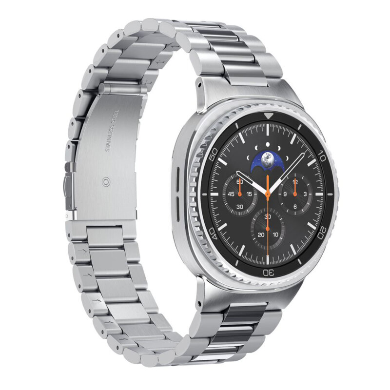 Curea Samsung Galaxy Watch9 40mm Spigen Modern Fit 316L, argintiu