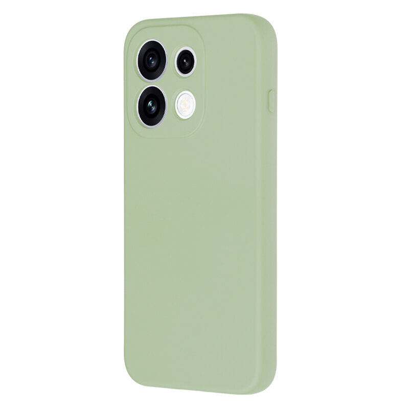 Husa silicon Oppo Reno16 Pro Techsuit SoftFlex, verde deschis