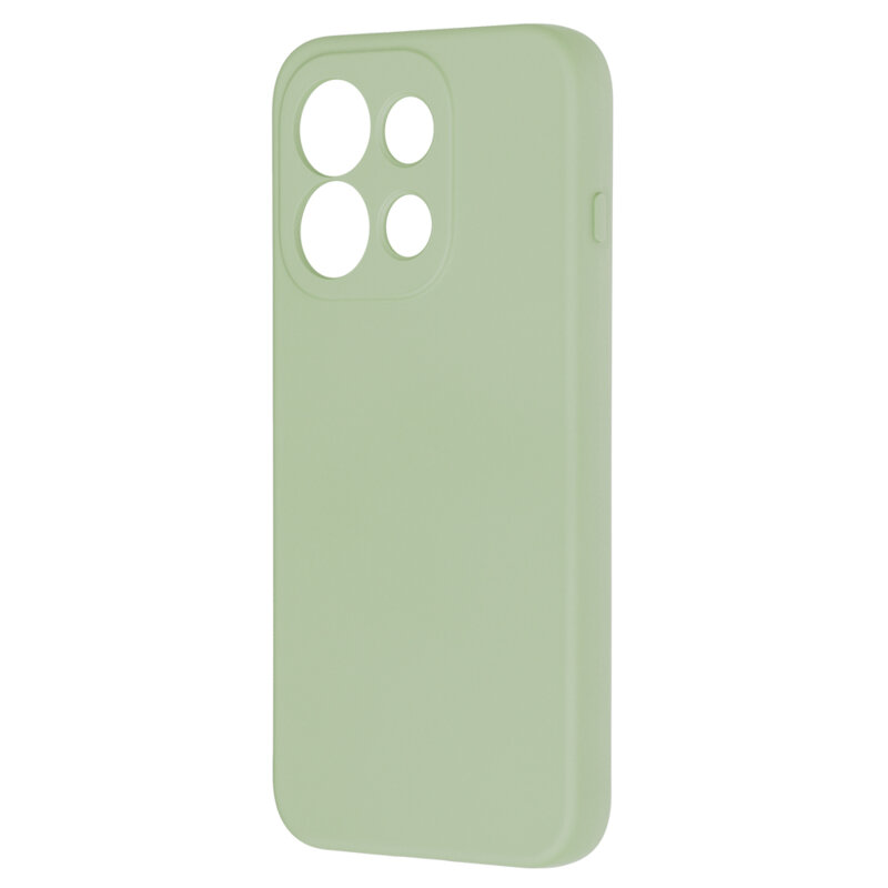 Husa silicon Oppo Reno16 Pro Techsuit SoftFlex, verde deschis