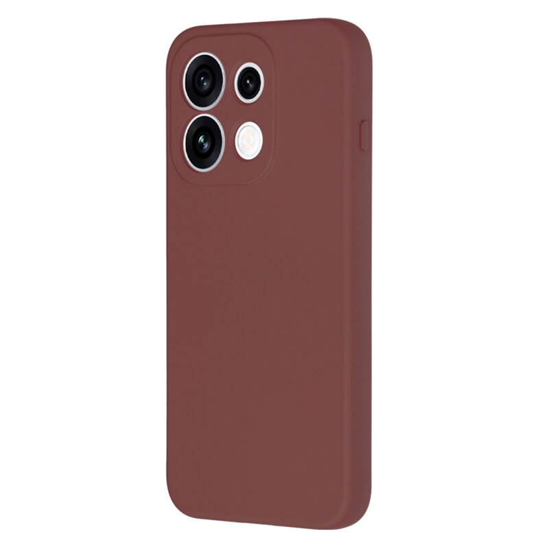 Husa silicon Oppo Reno16 Pro Techsuit SoftFlex, bordo