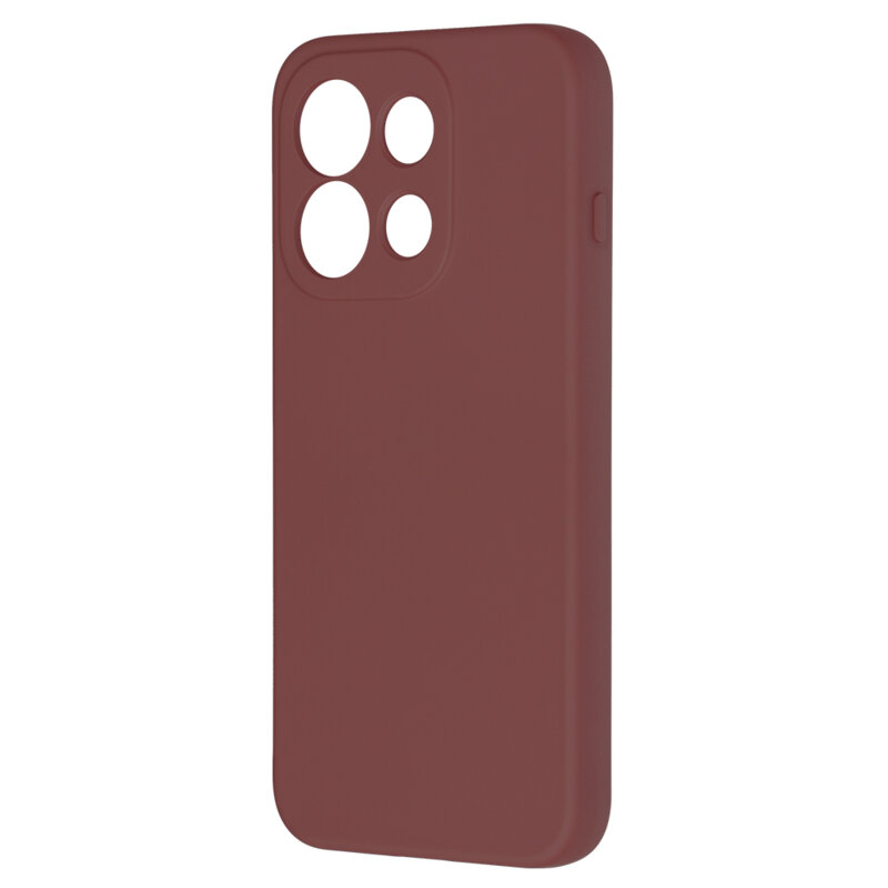 Husa silicon Oppo Reno16 Pro Techsuit SoftFlex, bordo