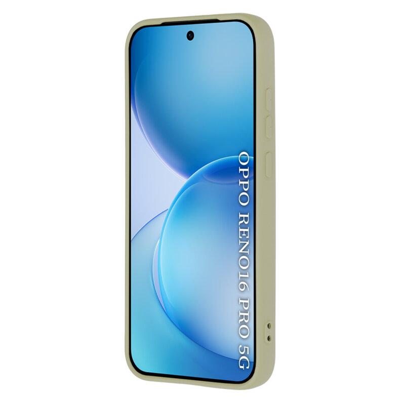 Husa silicon Oppo Reno16 Pro Techsuit SoftFlex, verde