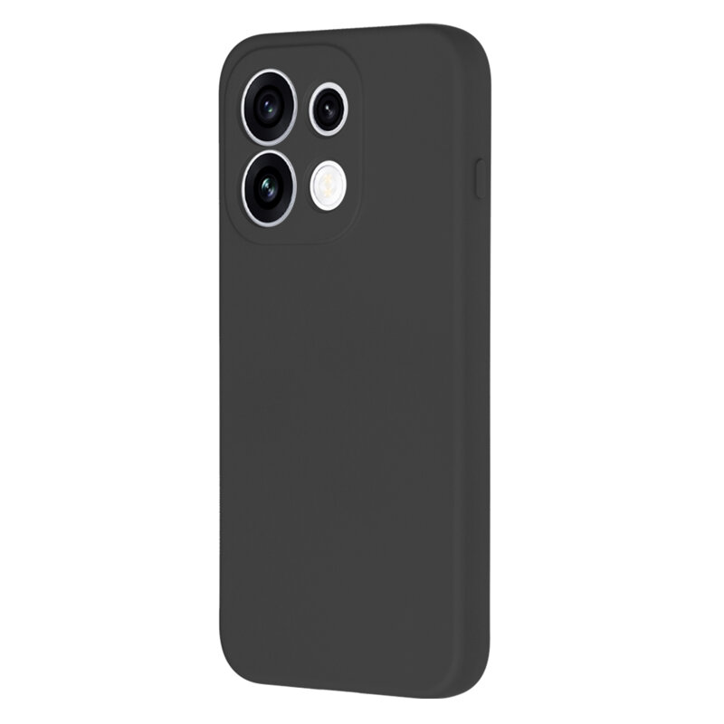 Husa silicon Oppo Reno16 Pro Techsuit SoftFlex, negru