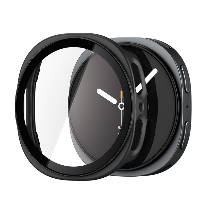 Husa Samsung Galaxy Watch8 44mm Spigen Thin Fit 360, negru