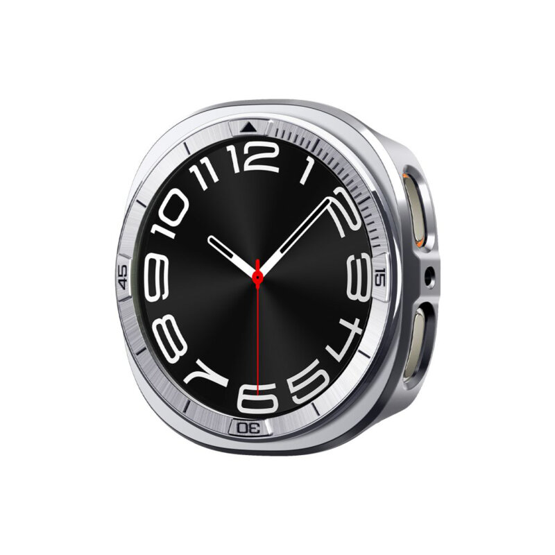 Rama protectie, bezel Samsung Galaxy Watch9 44mm Spigen, argintiu